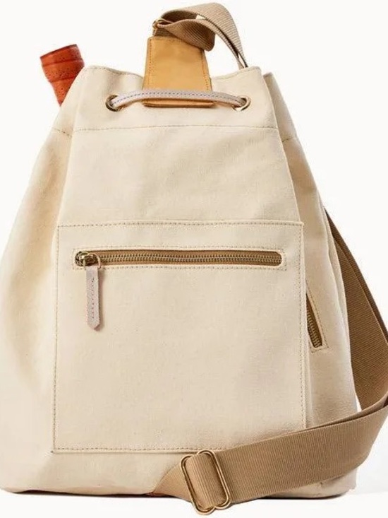 Dooney and Bourkey Canvas and Leather Pickelball Sling - Picture 4 of 7